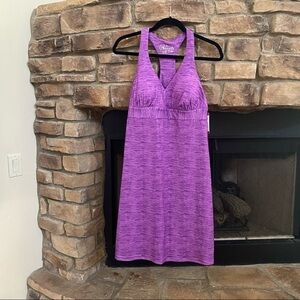 NWT Gerry Purple, razorback dress, padded and has a little stretch. Medium
